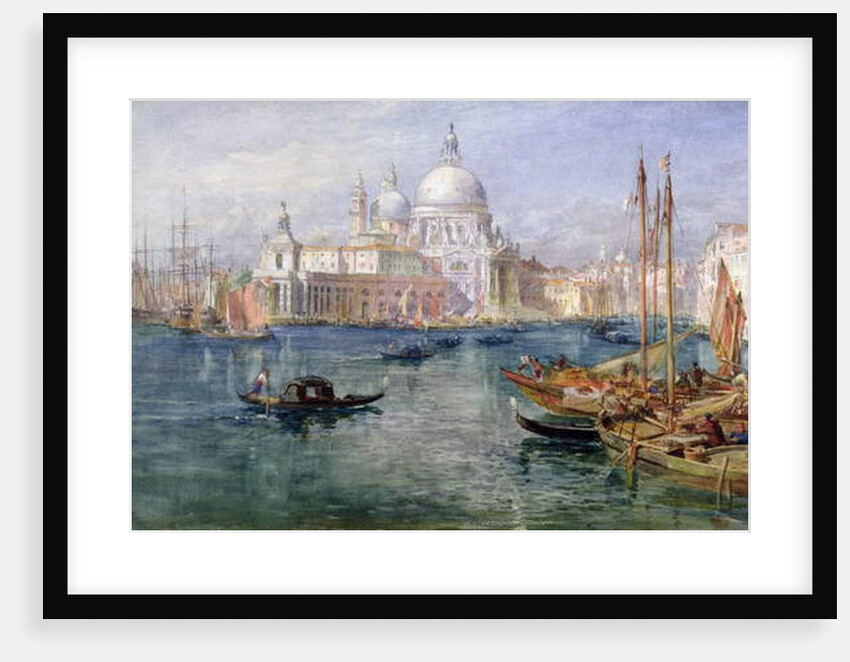 St. Maria della Salute, Venice by Edward Angelo Goodall