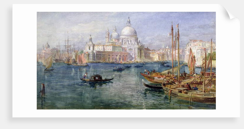 St. Maria della Salute, Venice by Edward Angelo Goodall