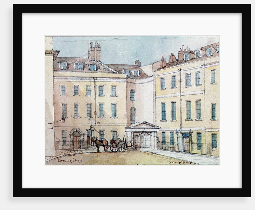 Downing Street, 1851 by Thomas Colman Dibdin