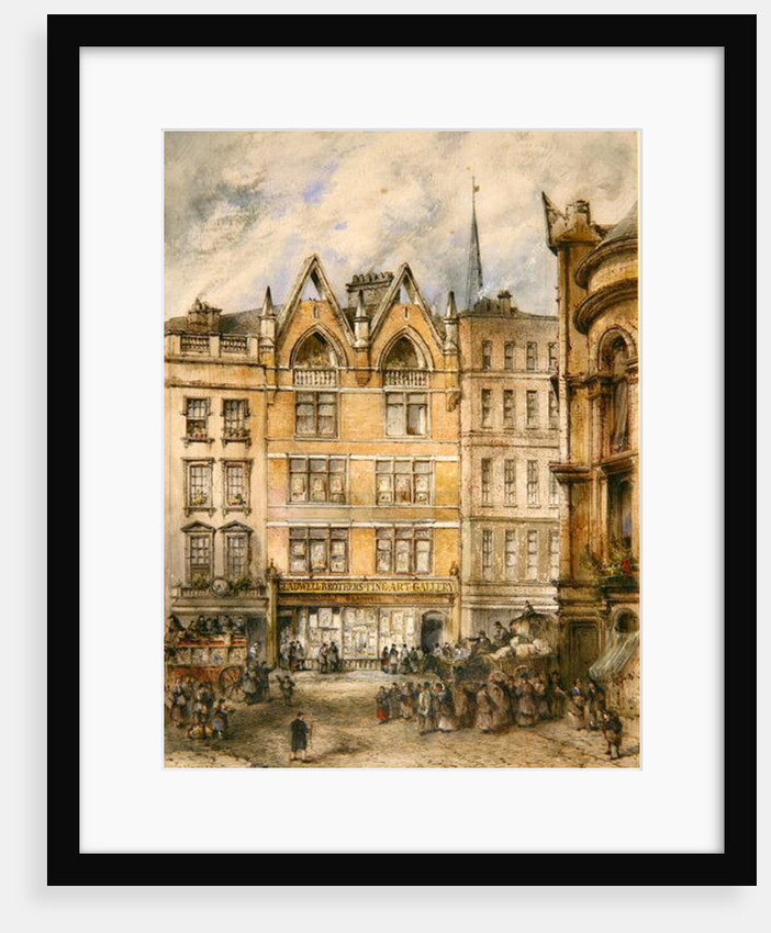 View of Gracechurch Street, 1882 by Thomas Colman Dibdin