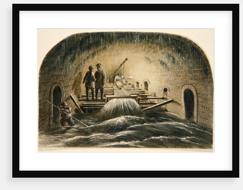 The Fleet Sewer, c.1840 by English School