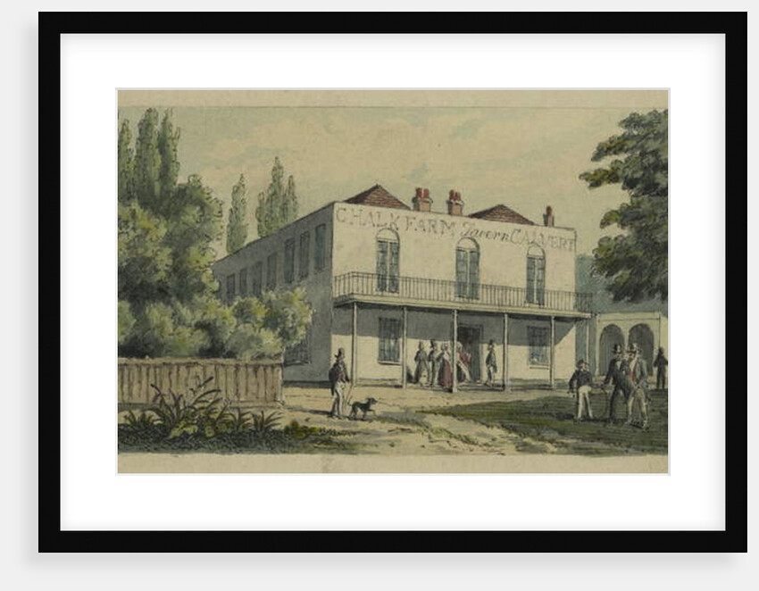 Chalk Farm, St Pancras, c.1850 by English School