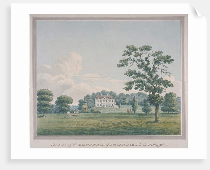 View of Hillingdon House, c.1820 by English School