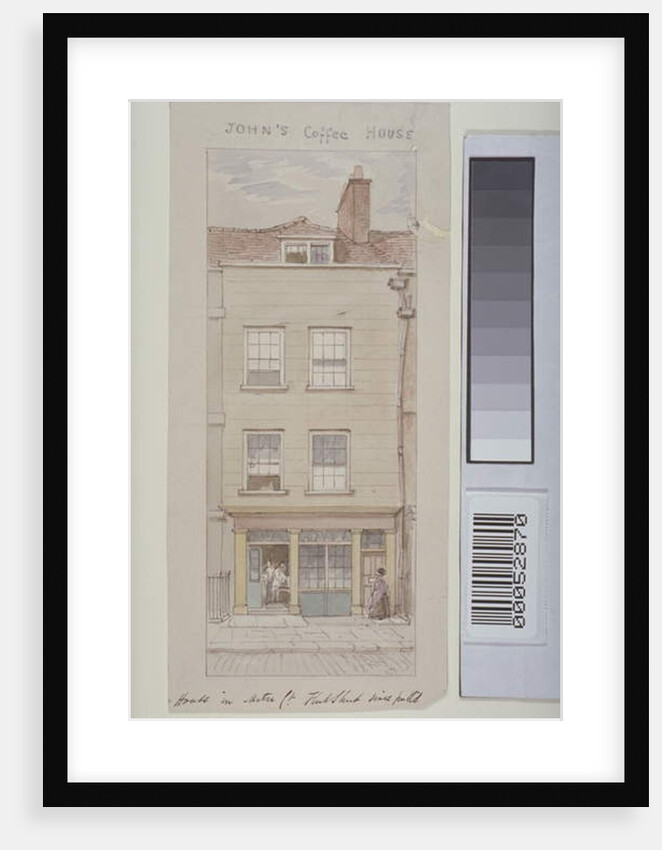 View of Mitre Court, Fleet Street, showing John's Coffee House, c.1850 by James Findlay