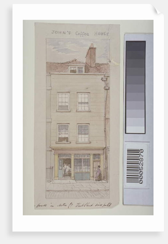 View of Mitre Court, Fleet Street, showing John's Coffee House, c.1850 by James Findlay