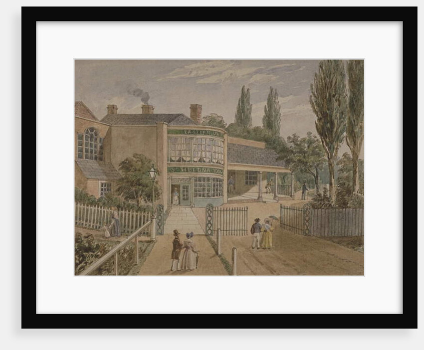 St Helena tea-gardens, Lower Road, Rotherhithe, c.1860 by English School