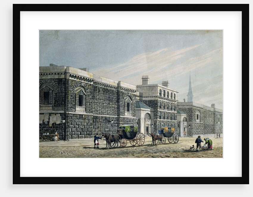 West View of Newgate, c.1810 by George Shepherd