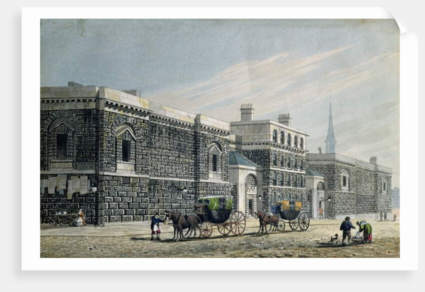 West View of Newgate, c.1810 by George Shepherd