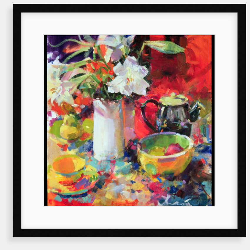 Lilies in Summer, 2000 by Peter Graham