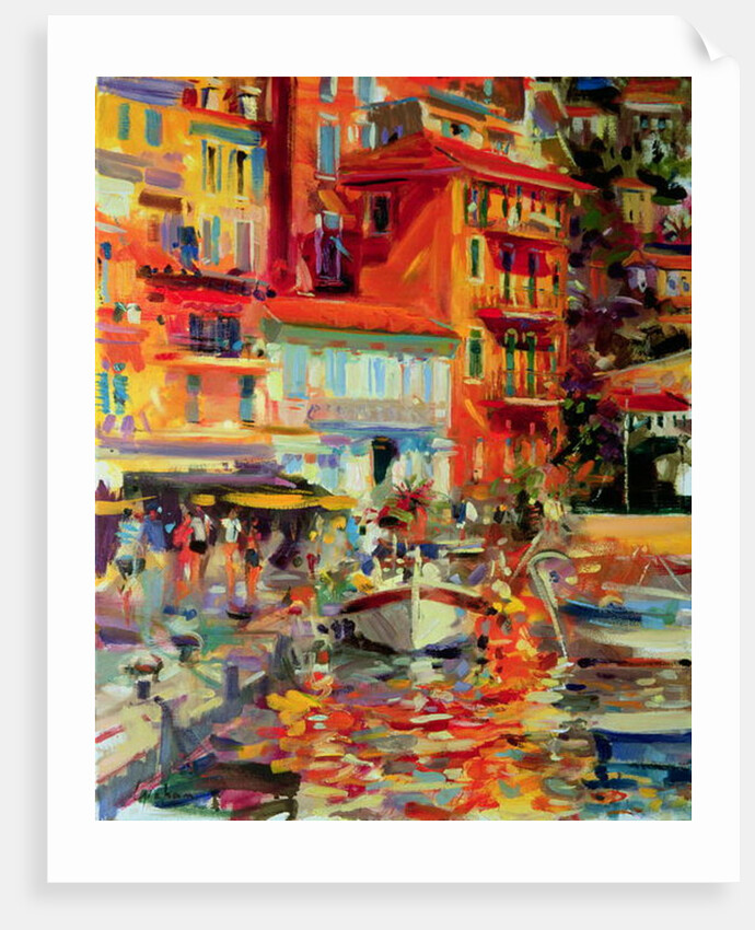 Reflections, Villefranche, 2002 by Peter Graham