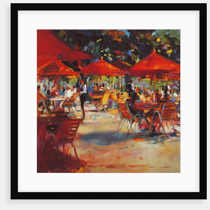Le Cafe du Jardin by Peter Graham