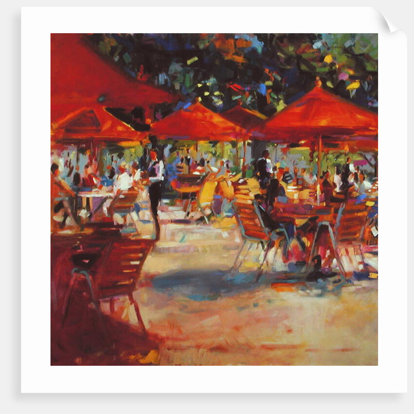 Le Cafe du Jardin by Peter Graham