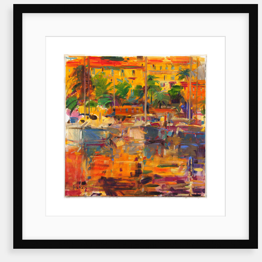 Cote d'Azur Reflections by Peter Graham
