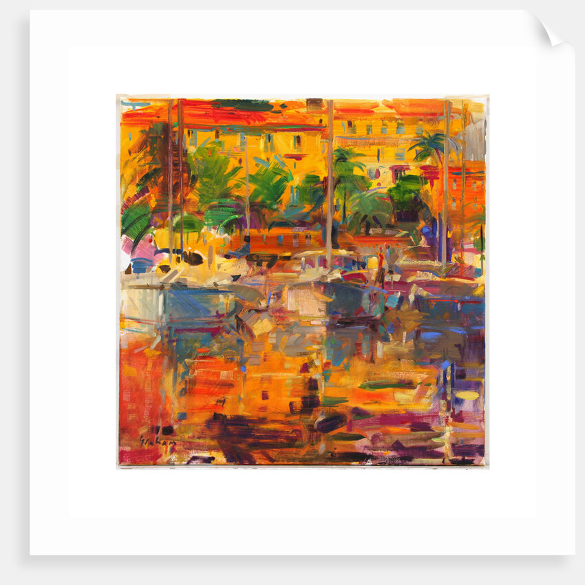 Cote d'Azur Reflections by Peter Graham