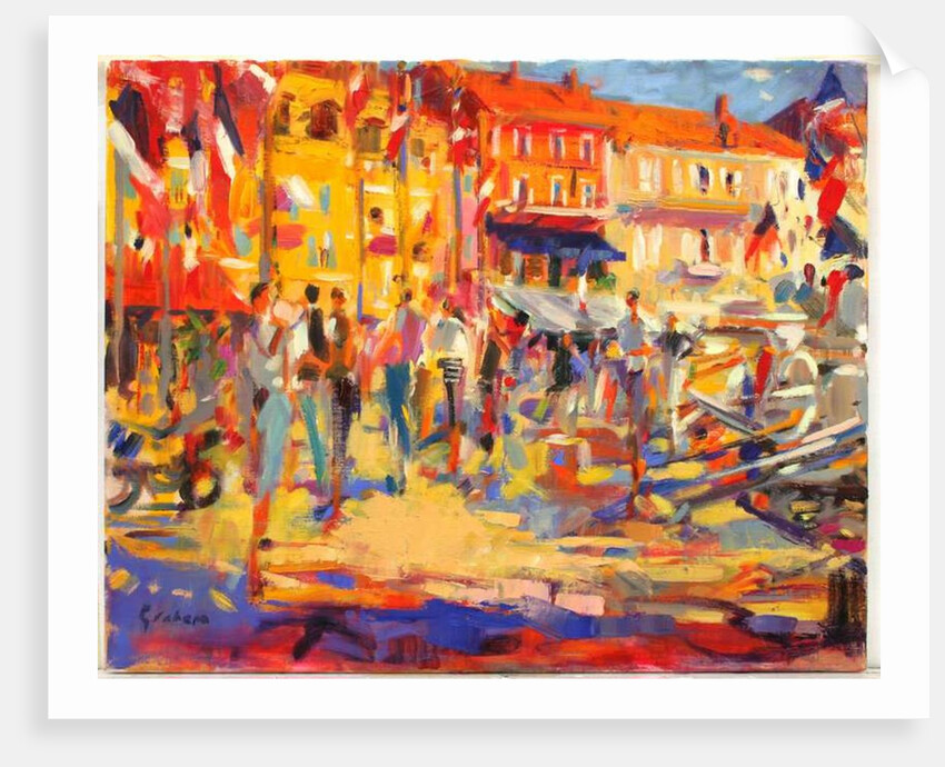St. Tropez Promenade by Peter Graham