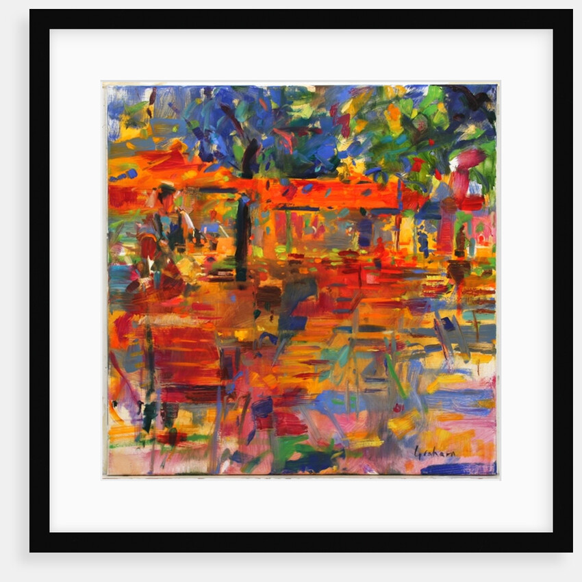 Falling Leaves, Paris by Peter Graham