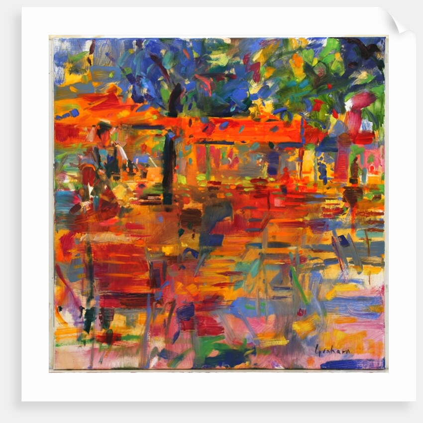 Falling Leaves, Paris by Peter Graham