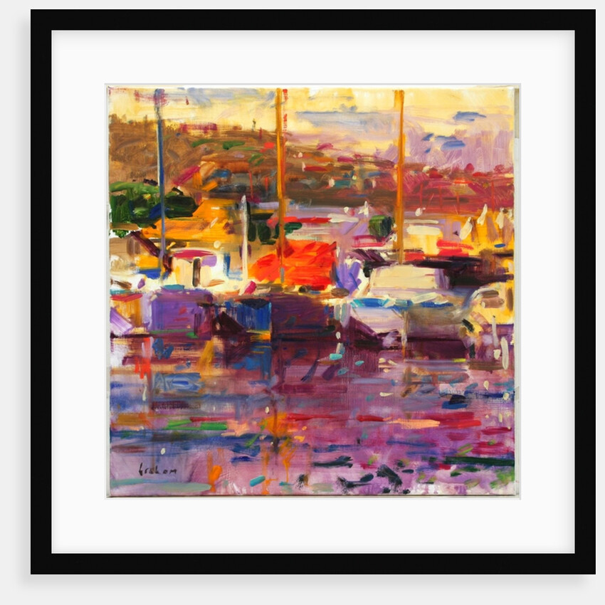 Blue Boat, St Tropez by Peter Graham