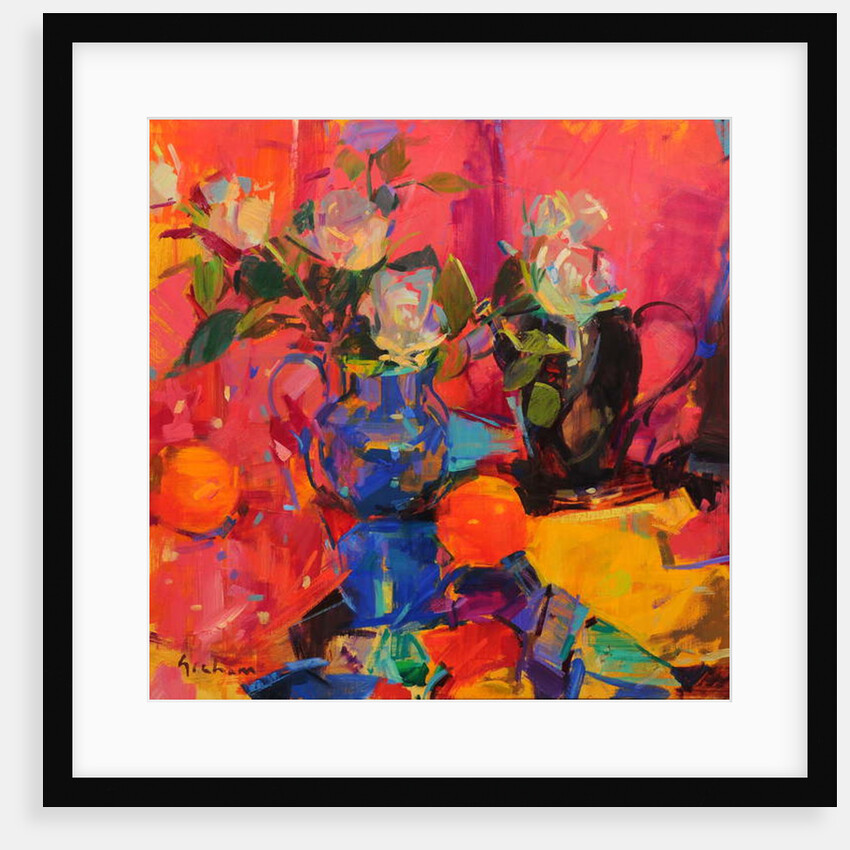 Blue and Rose by Peter Graham