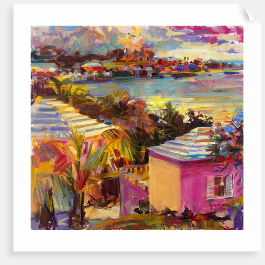 Dusk Reflections, Bermuda, 2011 by Peter Graham