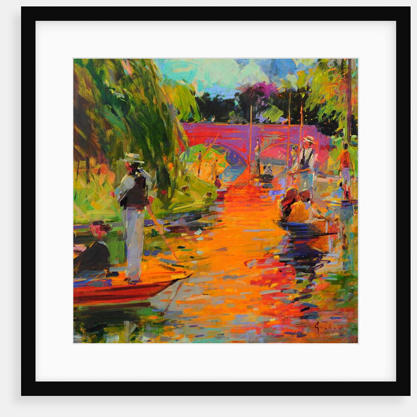 A Day on the River Cam by Peter Graham