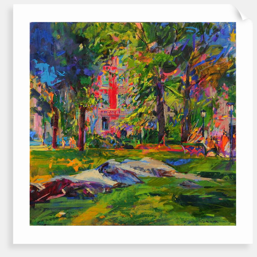 Cedar Hill, Central Park by Peter Graham