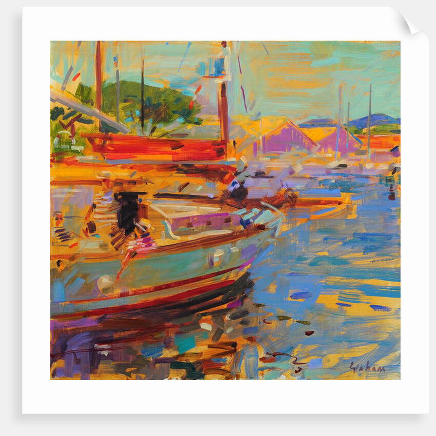 On Deck, Saint-Tropez by Peter Graham