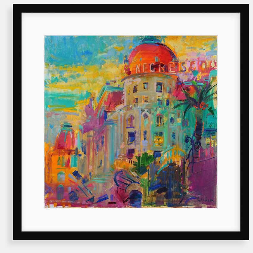 Promenade des Anglais, Sunset, 2023 by Peter Graham