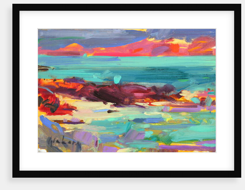 On the Shore, Iona, 2012 by Peter Graham