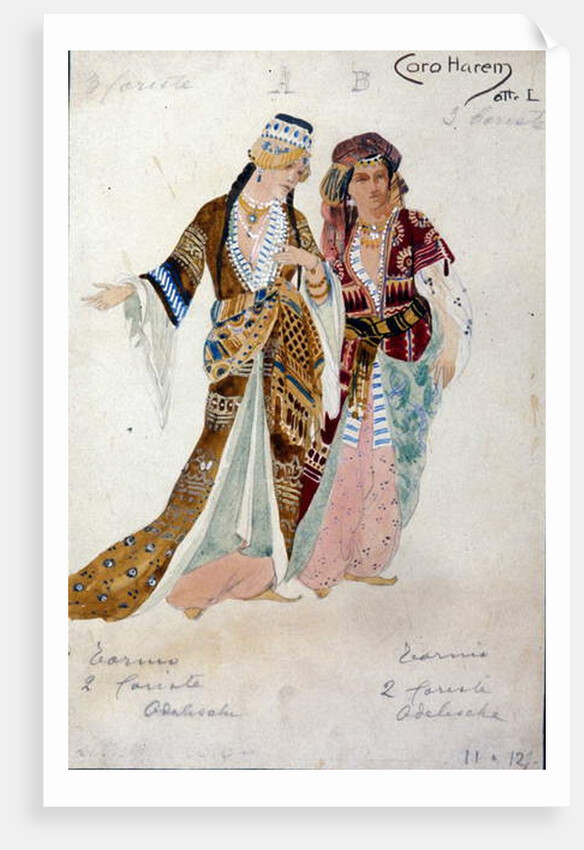 Costumes for the Women of the Harem by Anonymous