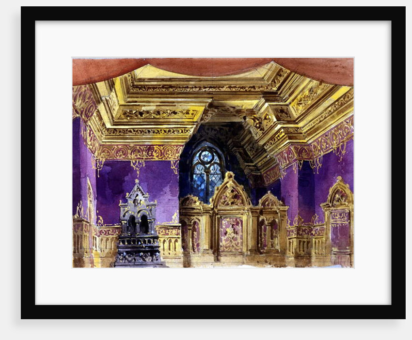 Set design for the opera 'Lucrezia Borgia' by Gaetano Donizetti, Milan, 1833 by Italian School