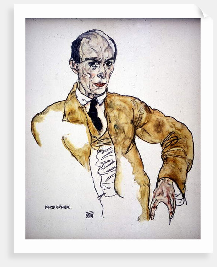 Arnold Schoenberg, 1917 by Egon Schiele