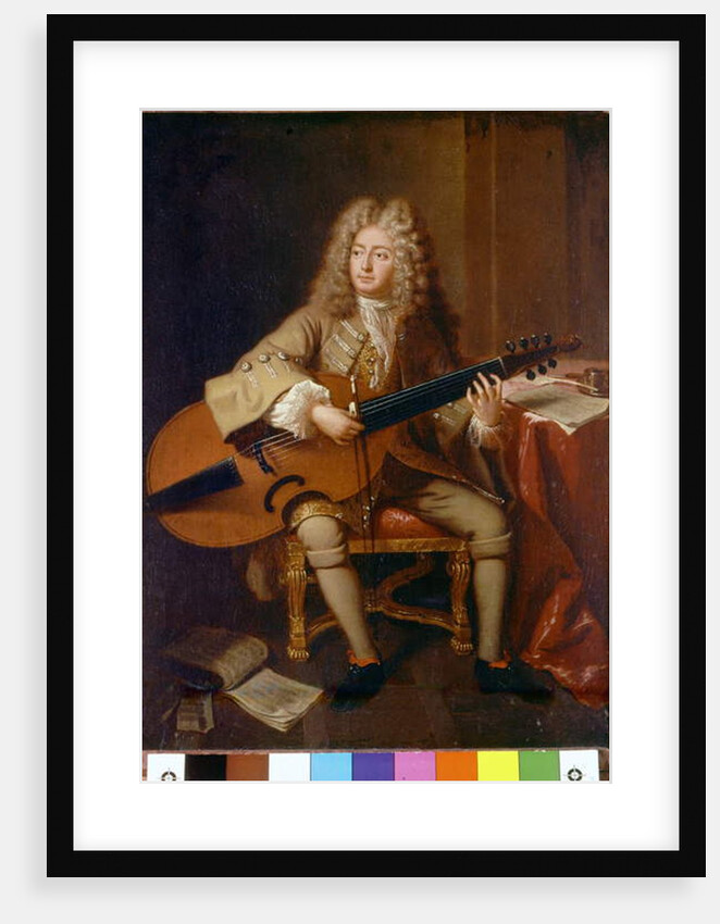 Portrait of Marin Marais by Andre Bouys