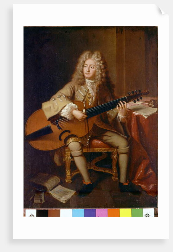 Portrait of Marin Marais by Andre Bouys