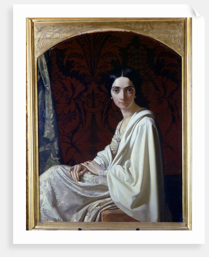 Marquise Cristina Trivulzio, Princess of Belgiojoso, 19th century by Henri Lehmann