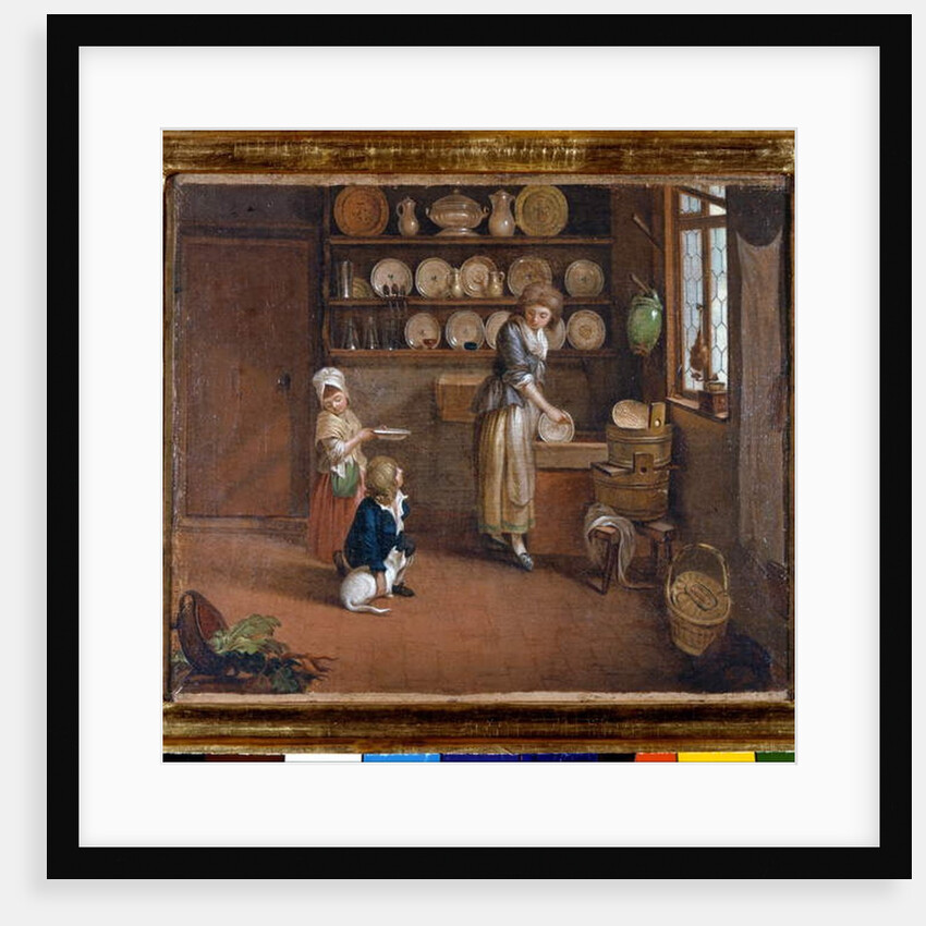 A Bourgeois Kitchen by Georg Anton Urlaub