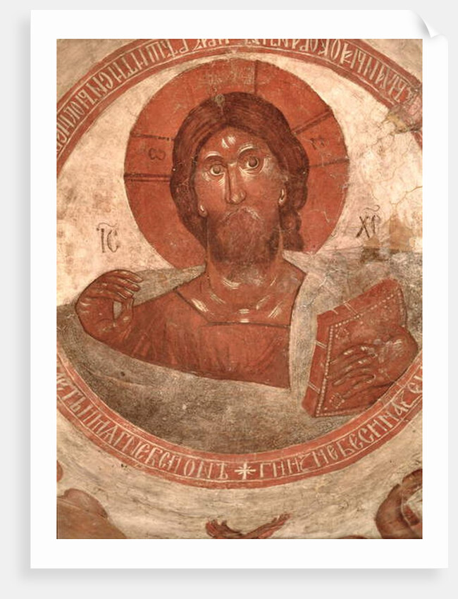 Christ Pantocrator, on the cupola of the Church, 1378 by Theophanes the Greek