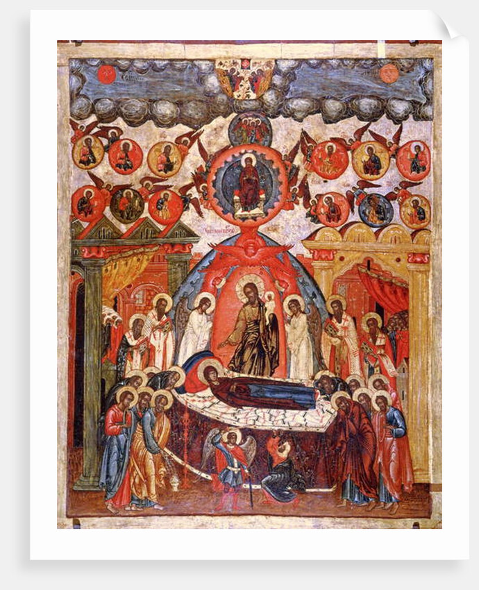 The Dormition, 18th century by School Russian