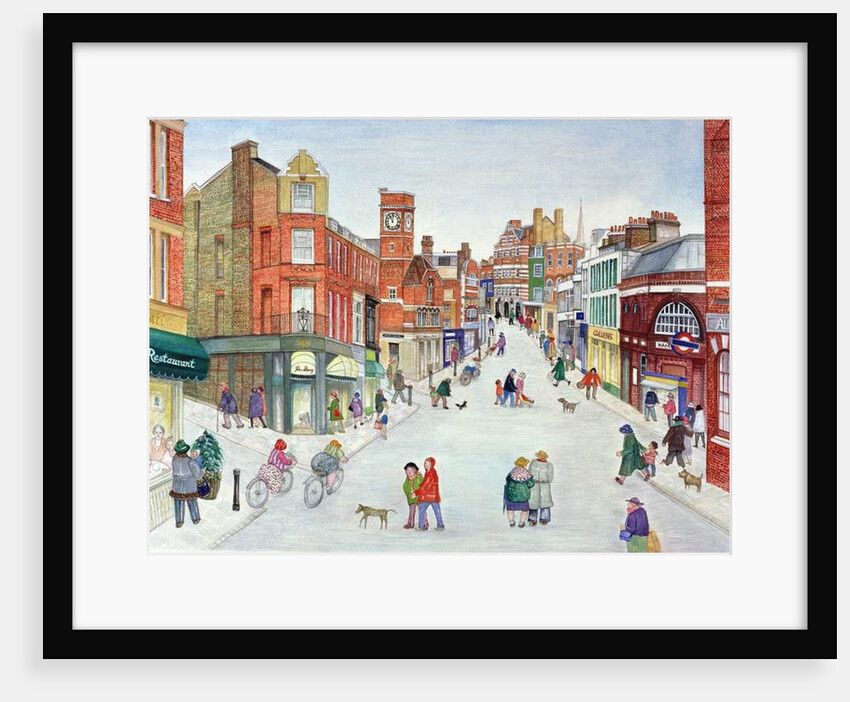 Heath Street, Hampstead by Gillian Lawson