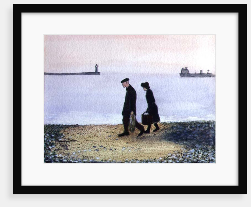 Evening Tide, Cornwall, 1982 by Gillian Lawson