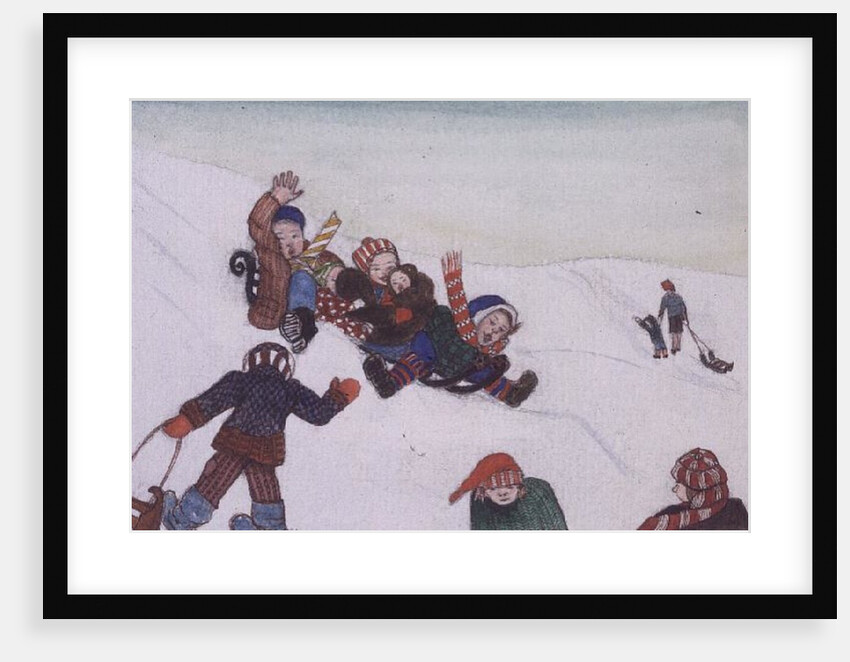 Tobogganing by Gillian Lawson