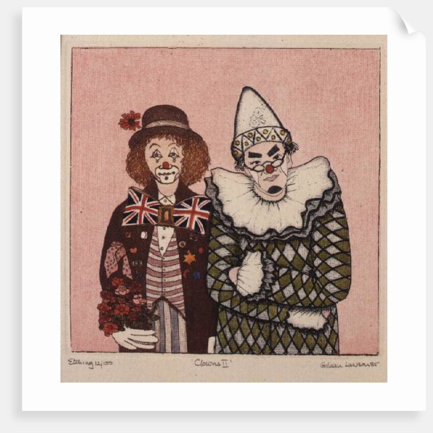 Clowns II by Gillian Lawson