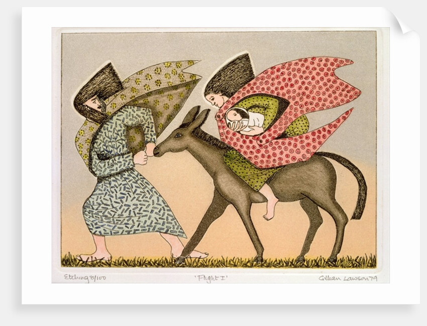 Flight into Egypt I, 1979 by Gillian Lawson