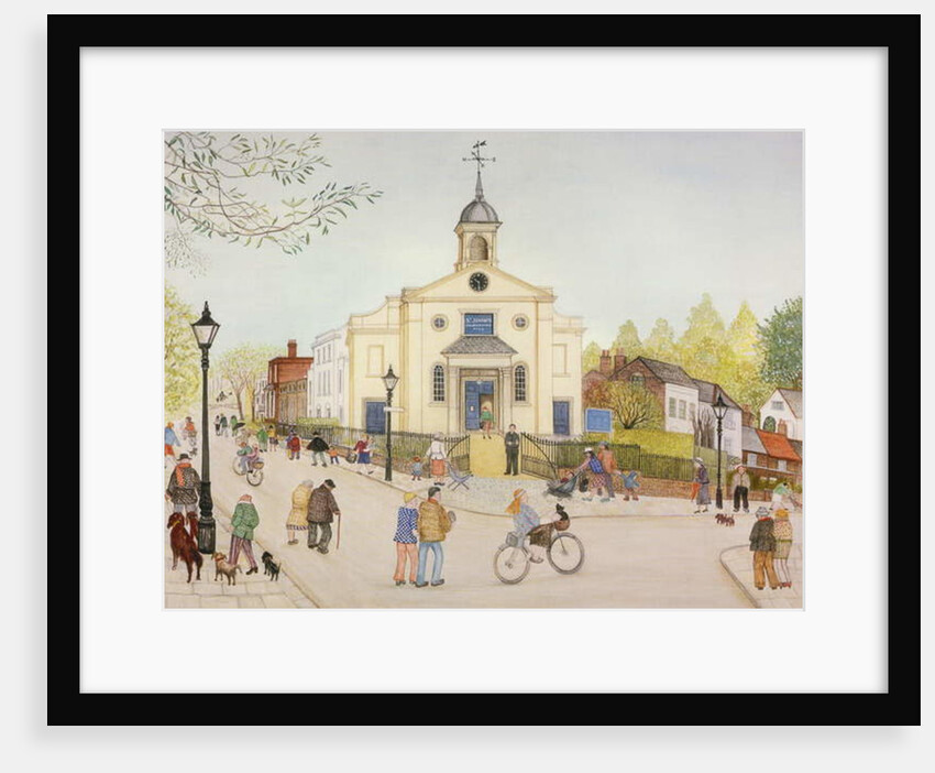 St John's, Downshire Hill, Hampstead, 2002 by Gillian Lawson