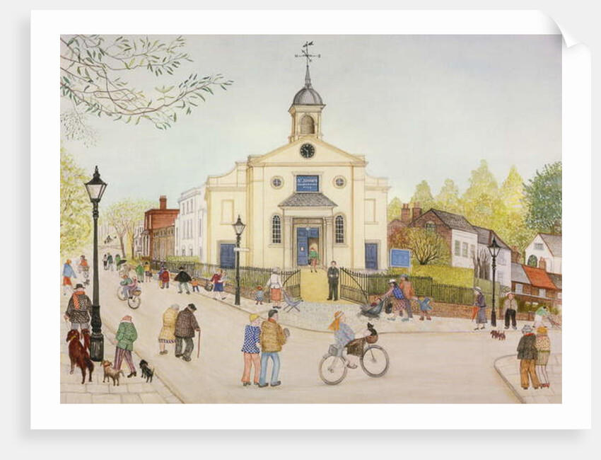 St John's, Downshire Hill, Hampstead, 2002 by Gillian Lawson