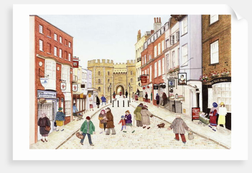 Windsor Castle, 1989 by Gillian Lawson