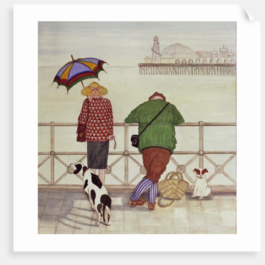 Brighton Pier, 1986 by Gillian Lawson