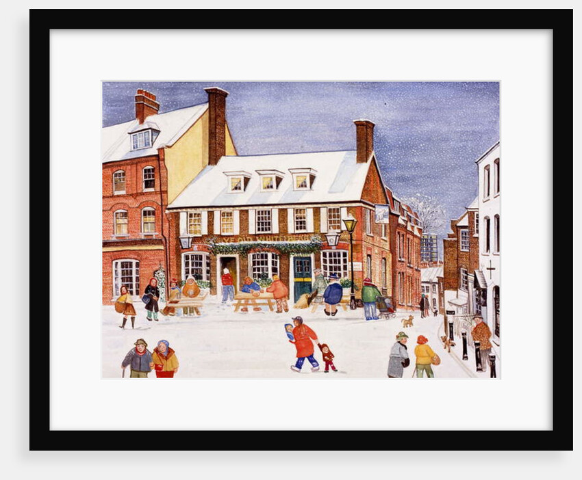 The White Bear, Hampstead, 1990 by Gillian Lawson