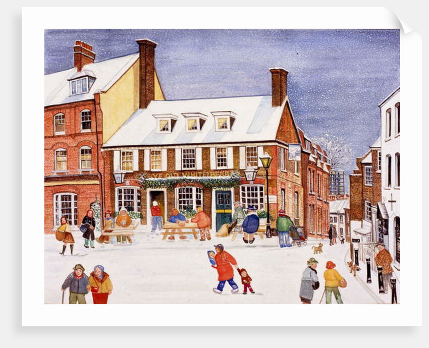 The White Bear, Hampstead, 1990 by Gillian Lawson