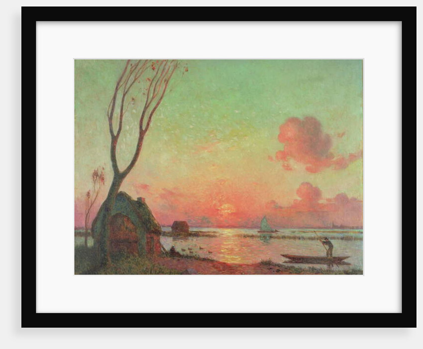 Sunset in Grande Briere, c.1910 by Fernand Loyen du Puigaudeau